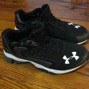 Size 7.5 underarmour Black/white sneakers.